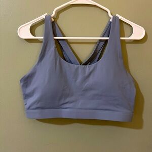 Running girl medium impact sports bra never worn size extra large